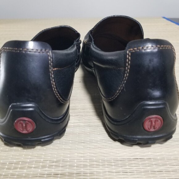Cole Haan Mens 8.5 M Tucker Venetian Slip-On Loafers Black Leather Casual - Picture 11 of 14